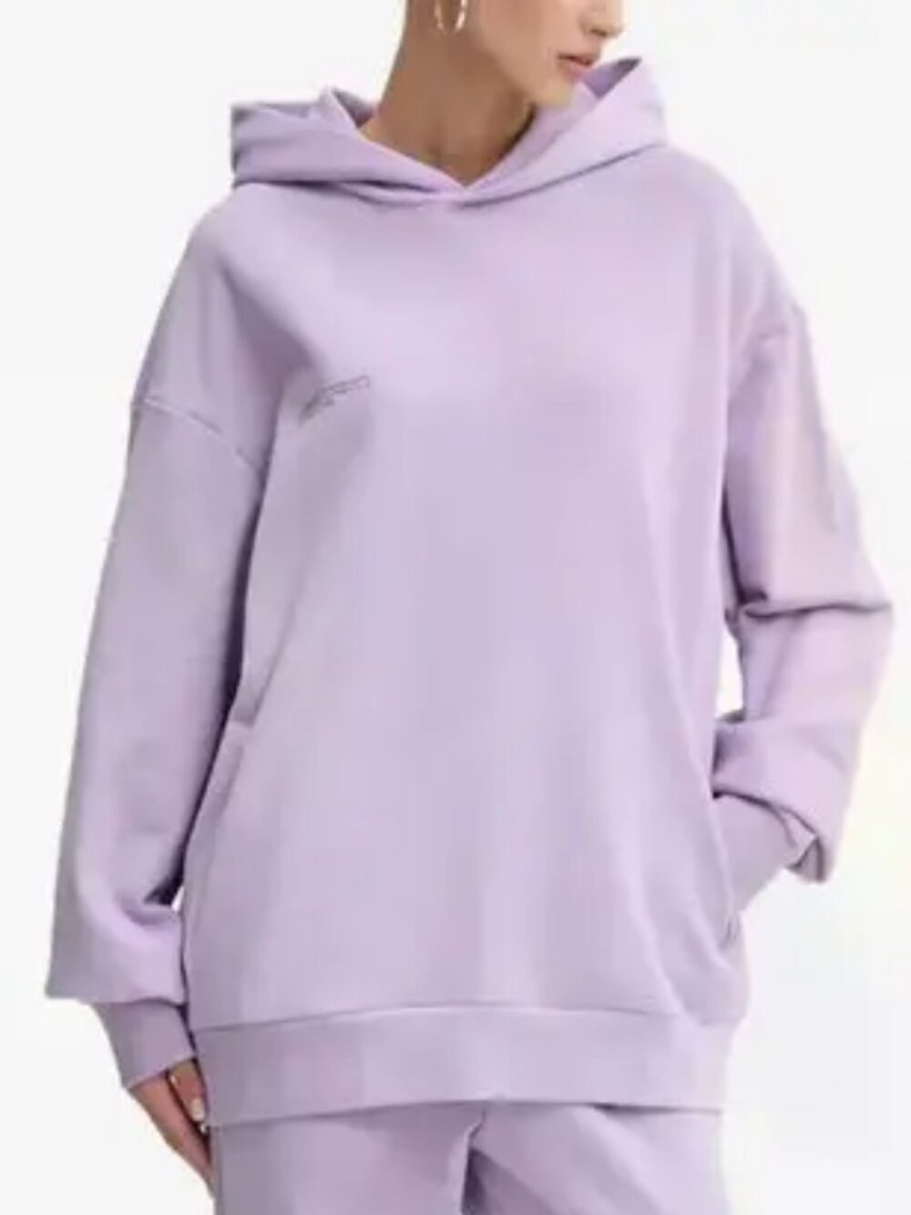 PANGAIA 365 Cotton hoodie sweatshirt jumper orchid lavender streetwear $205 M - Picture 2 of 12